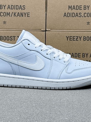 AJ1 Low Aluminium Azul