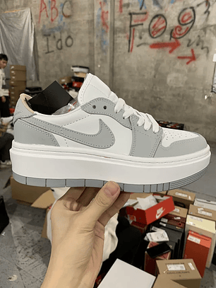 AJ1 Low Elevate Wolf Grey
