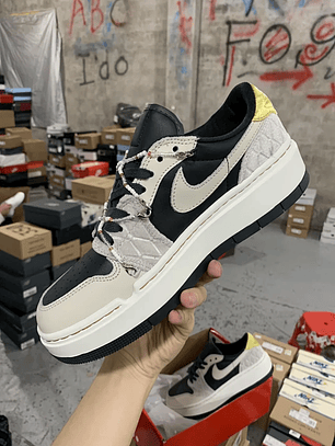 AJ1 Low Elevate Black Grey