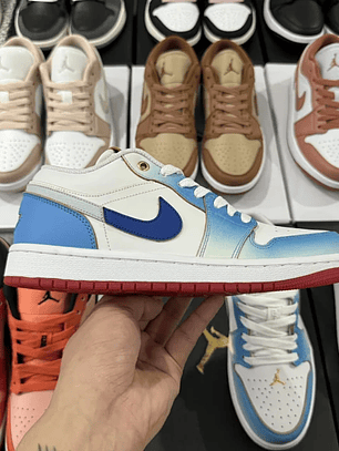 AJ1 Low Blue Gradient