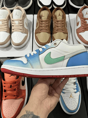 AJ1 Low Blue Gradient