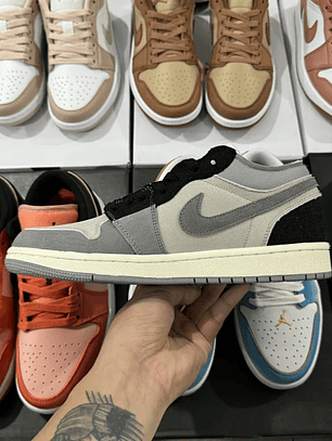 AJ1 Low Cement Grey