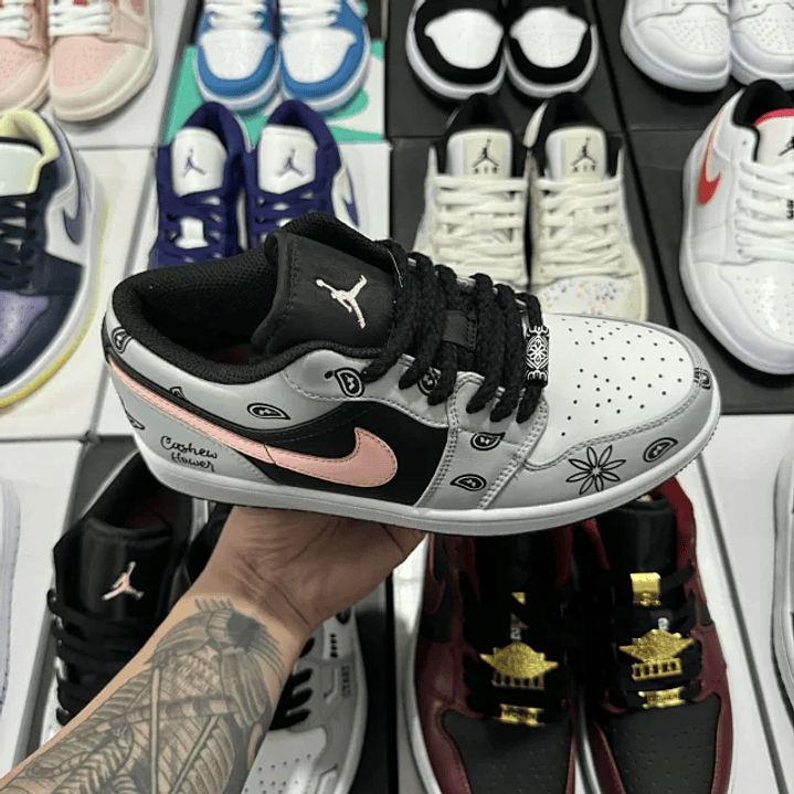 AJ1 Low Cashew Flower 3