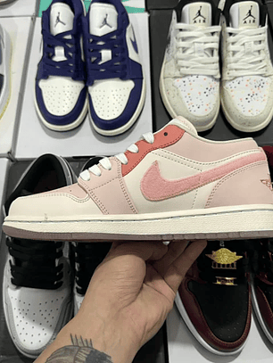 AJ1 Low Mighty Swooshers Pink