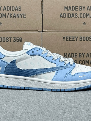 AJ1 Low X Stussy Blue 
