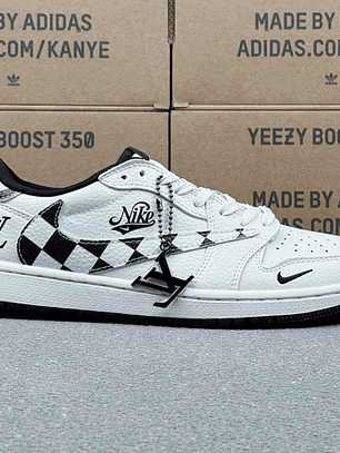 AJ1 Low X LV White And Black