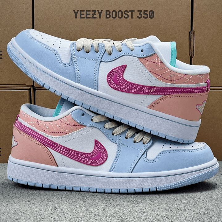 AJ1 Low Multi Color Sashiko 1