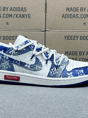 AJ1 Low x LV x Supreme 