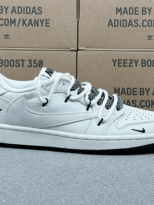 AJ1 Low Reverse White