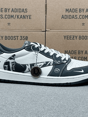 AJ1 Low x Dior Blue And White  