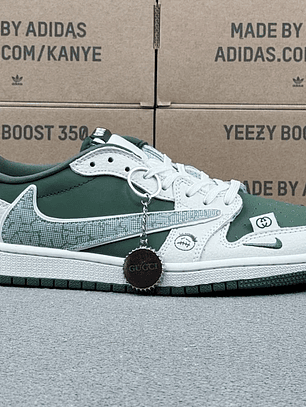 AJ1 Low x Gucci Green