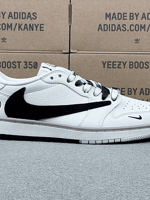 AJ1 Low Black And White