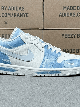 AJ1 Low Washed Denim