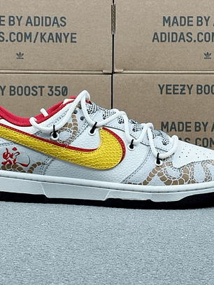 Dunk x White Red Yellow