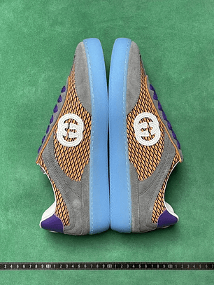 Gucci G75  Multicolor Mesh / Suede / Purple / Orange 