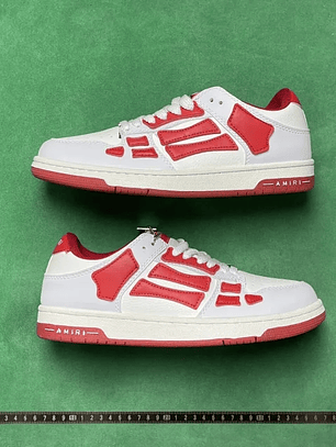 Skel Top Low White and Red