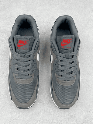 90 Iron Grey/University Red