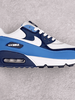 90 White/University Blue/Midnight Navy/Pure Platinum