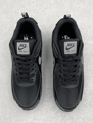 90 Black Metallic Silver Mini Swoosh