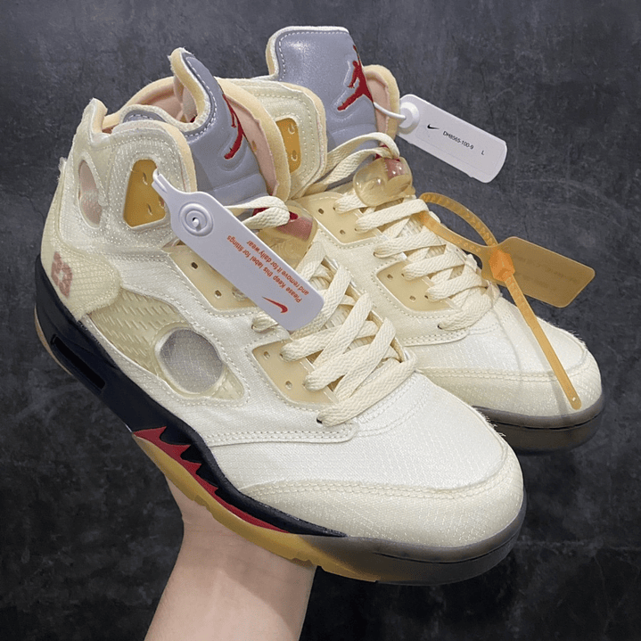 AJ 5 Off-White Sail 5