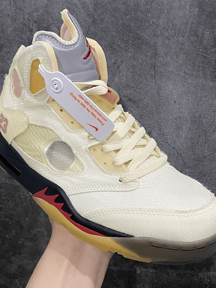 AJ 5 Off-White Sail