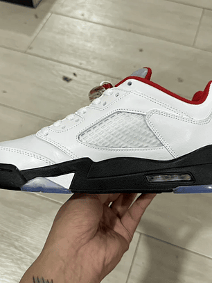 AJ 5  Low White Fire Red