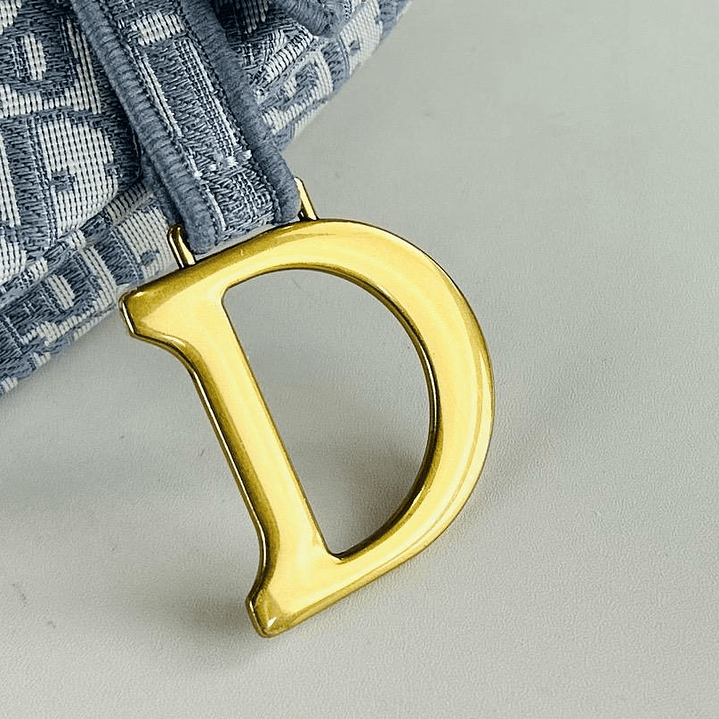 Saddle Dior Oblique Denim Blue 5