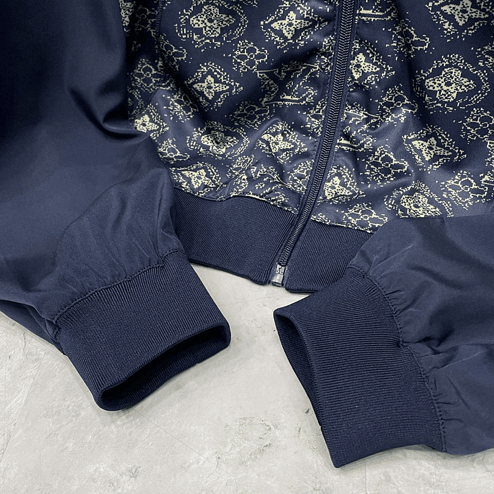 Technical Cotton Monogram Track Jacket 6