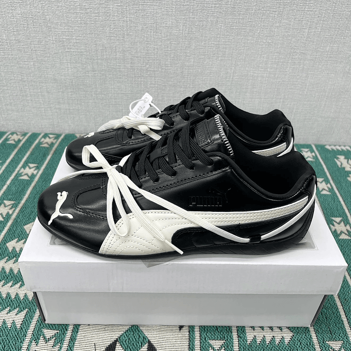 Puma x Rosé Speedcat Black-Warm White 2