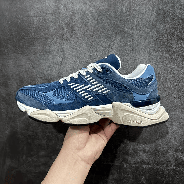 NB 9060 Blue and white 3