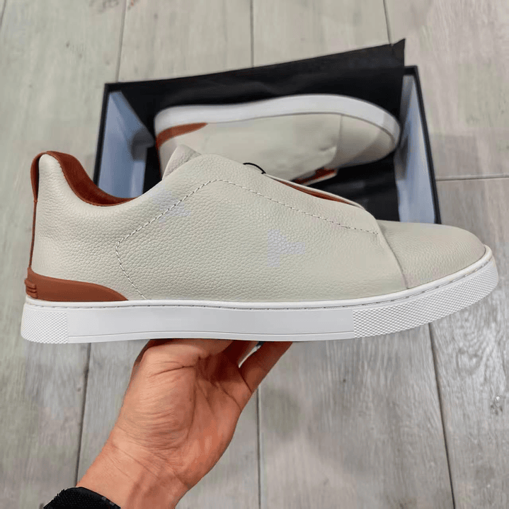 Zegna Branco e Bege 1