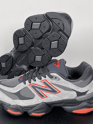 9060 Grey Black & Red