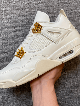 AJ4  Retro Metallic Gold