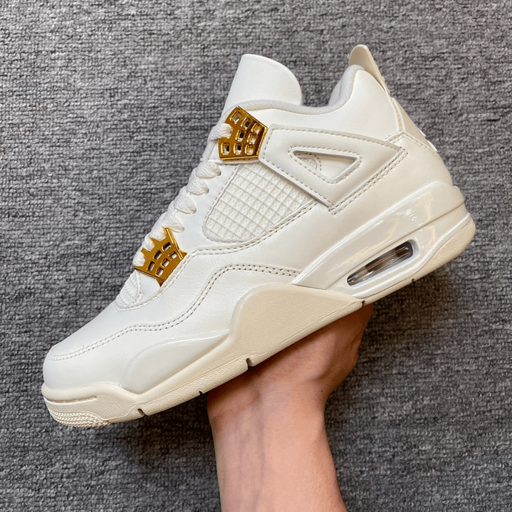 AJ4  Retro Metallic Gold 1