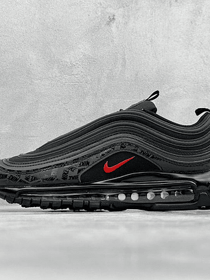 97 All-Over Print Black Red