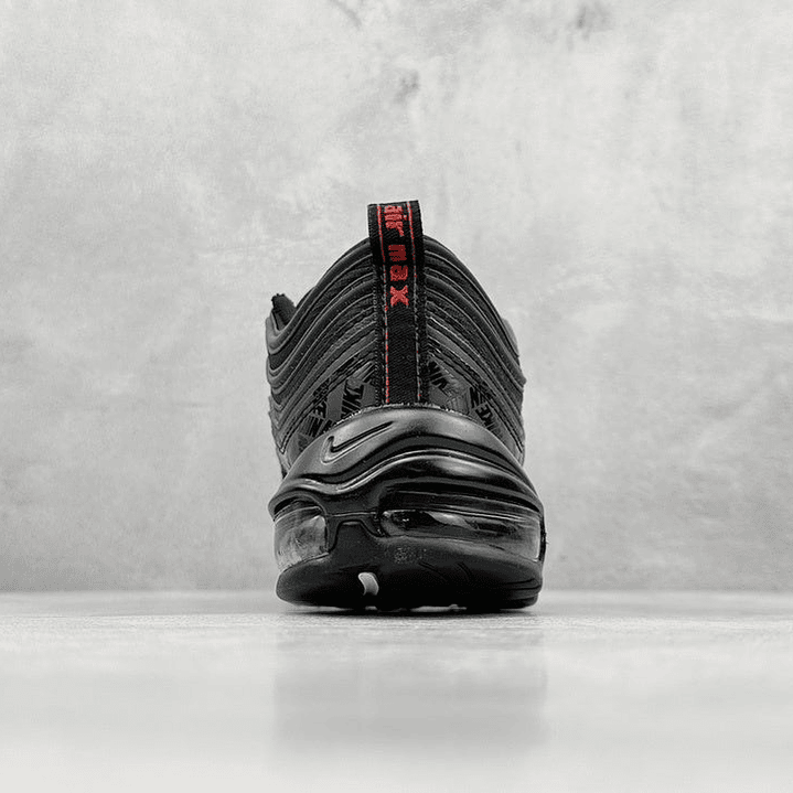 97 All-Over Print Black Red 8