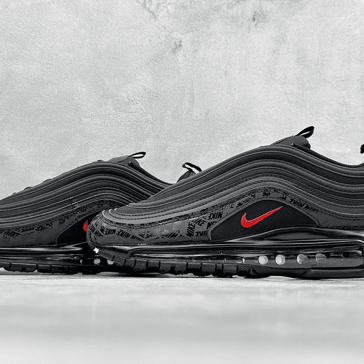 97 All-Over Print Black Red 9