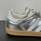 Samba  OG Silver Metallic Cracked Leather - Thumbnail 7