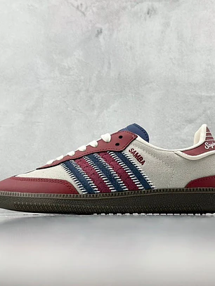 Samba Red Blue White