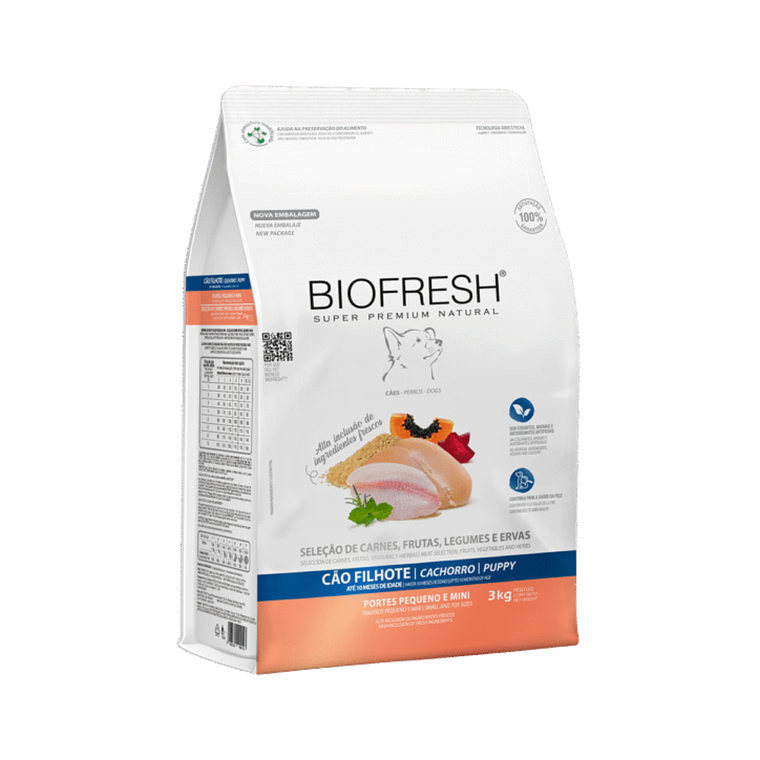Biofresh Puppy Razas Pequeñas 3 kg | Alimento Super Premium Natural 1