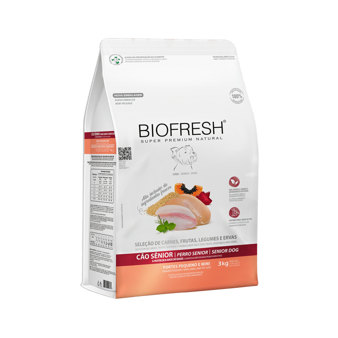 Biofresh Senior Razas Pequeñas 3 kg | Alimento Super Premium Natural 1