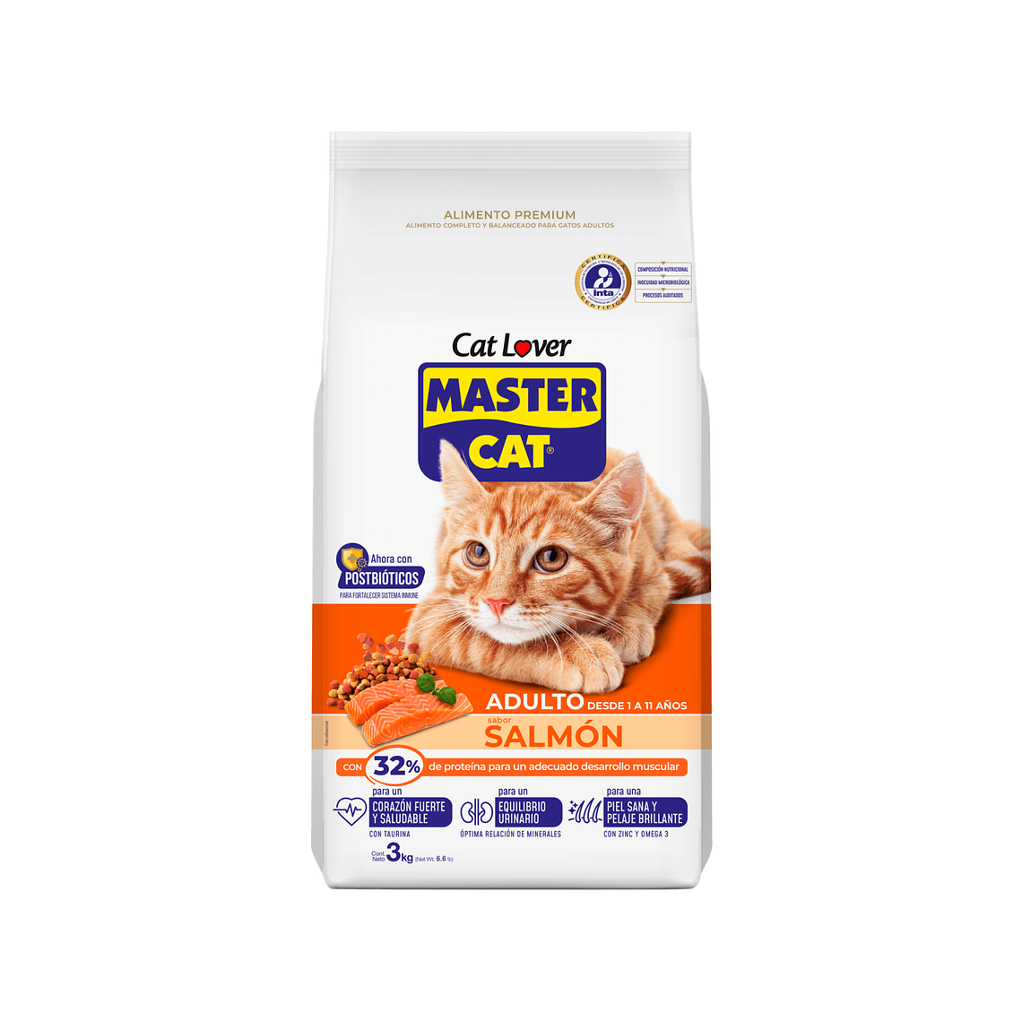 Master Cat Salmón 20 kg | Alimento para Gatos Adultos 1
