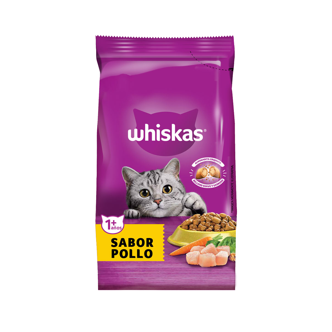 Whiskas Pollo 10 kg | Alimento para Gatos Adultos 1