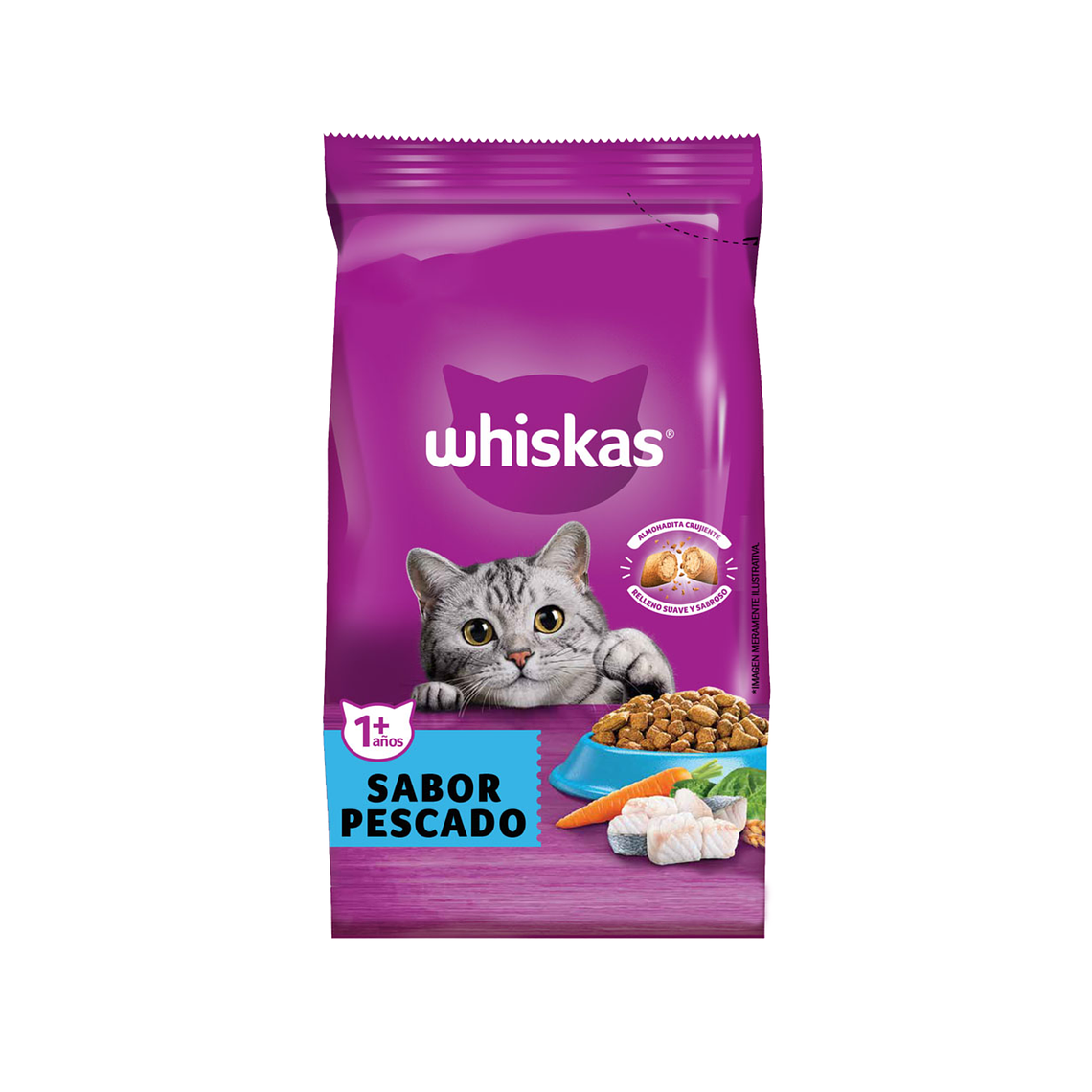 Whiskas Pescado 10 kg | Alimento para Gatos Adultos 1