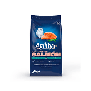 Agility Gato Adulto Salmón 10 kg | Alimento para Gatos Adultos