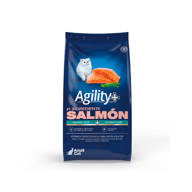 Agility Gato Adulto Salmón 10 kg | Alimento para Gatos Adultos 1