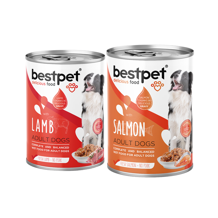 BestPet Lata Perro | Alimento Húmedo para Perros 1