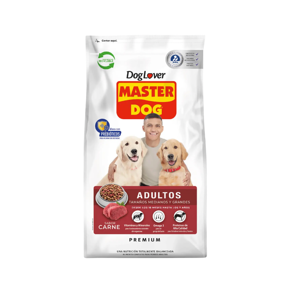 Master Dog Adulto Carne 18 kg | Alimento para Perros Adultos 1