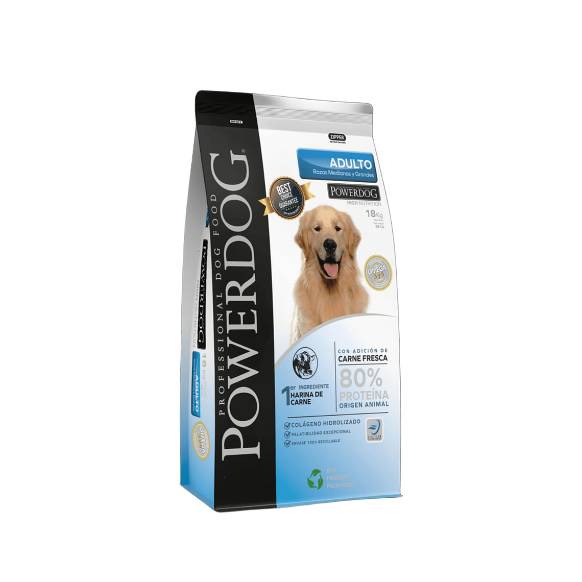 Power Dog Adulto Razas Medianas y Grandes 18 kg 1