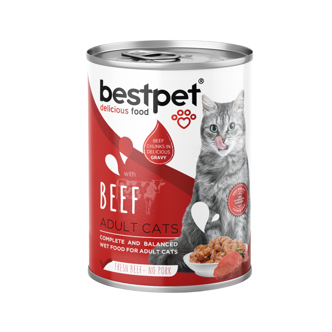 Lata BestPet Gato Carne  1